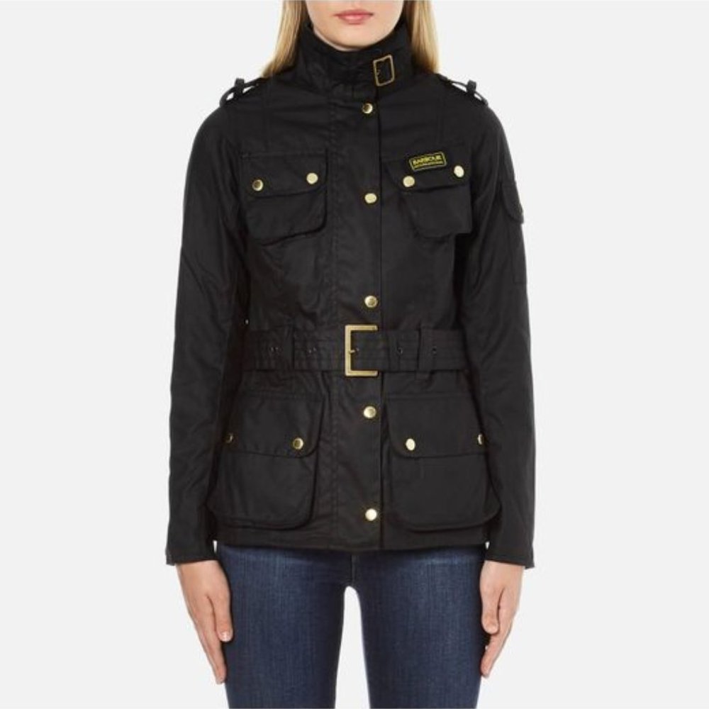 Barbour International Jacket Cotton Belted